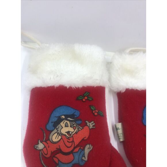 1986 Fievel An American Tail  McDonalds Mini Stockings. Vintage, Please Read - Picture 3 of 16
